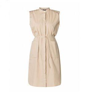 YEST The Netherlands Pastel Beige Dress 3624 Size 10 Lightweight